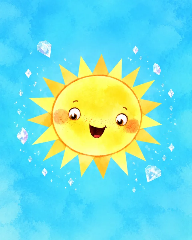 Sun Sparkle in a scene from the book